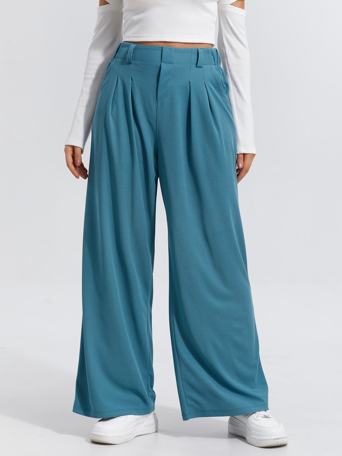 Women's Casual Loose And Elegant Wide-leg Pants