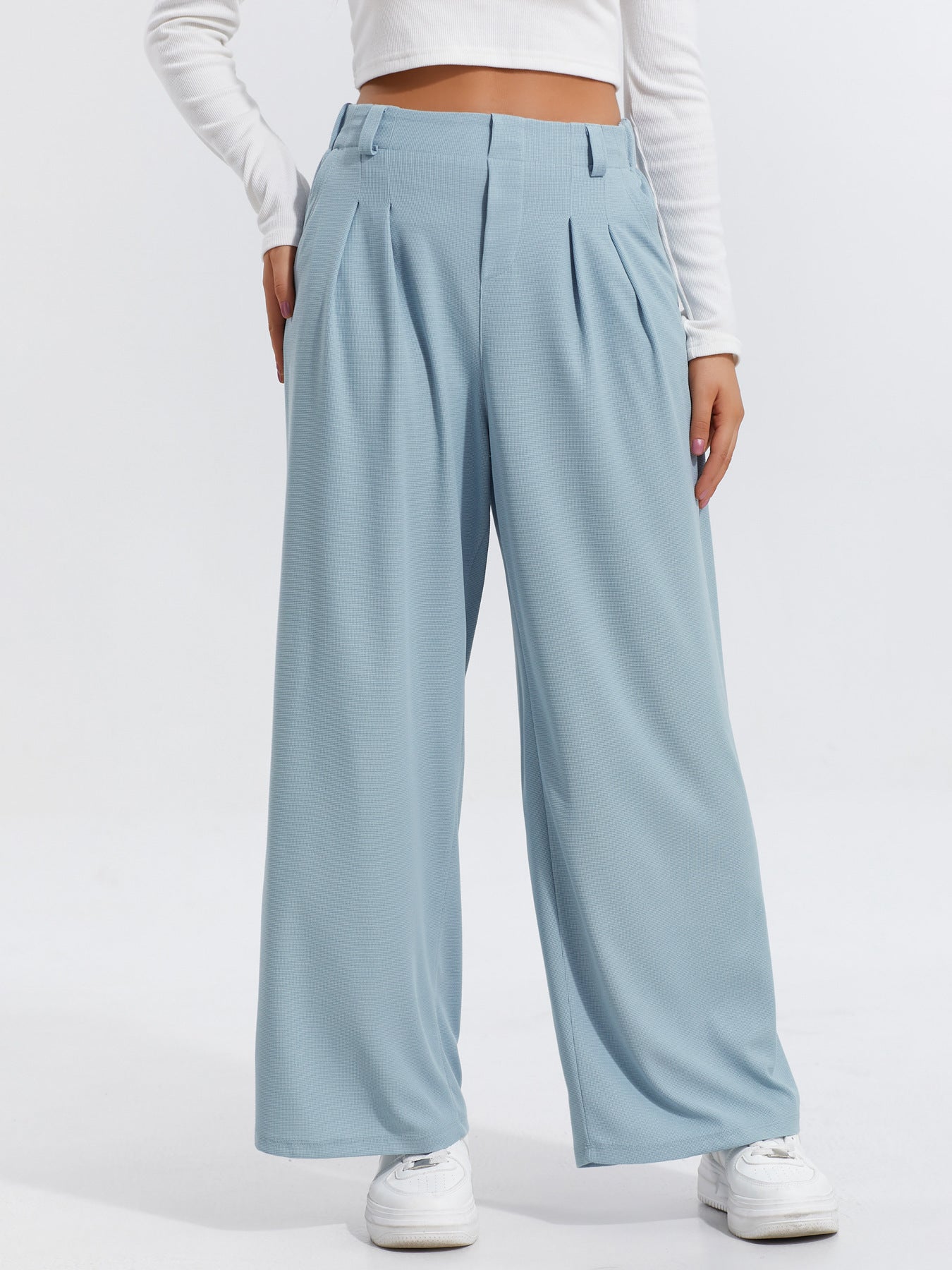 Women's Casual Loose And Elegant Wide-leg Pants