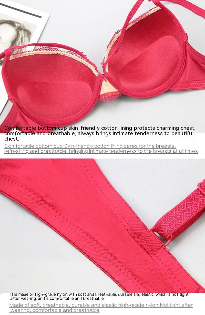 Push Up Underwear For Women Lace Bra Set