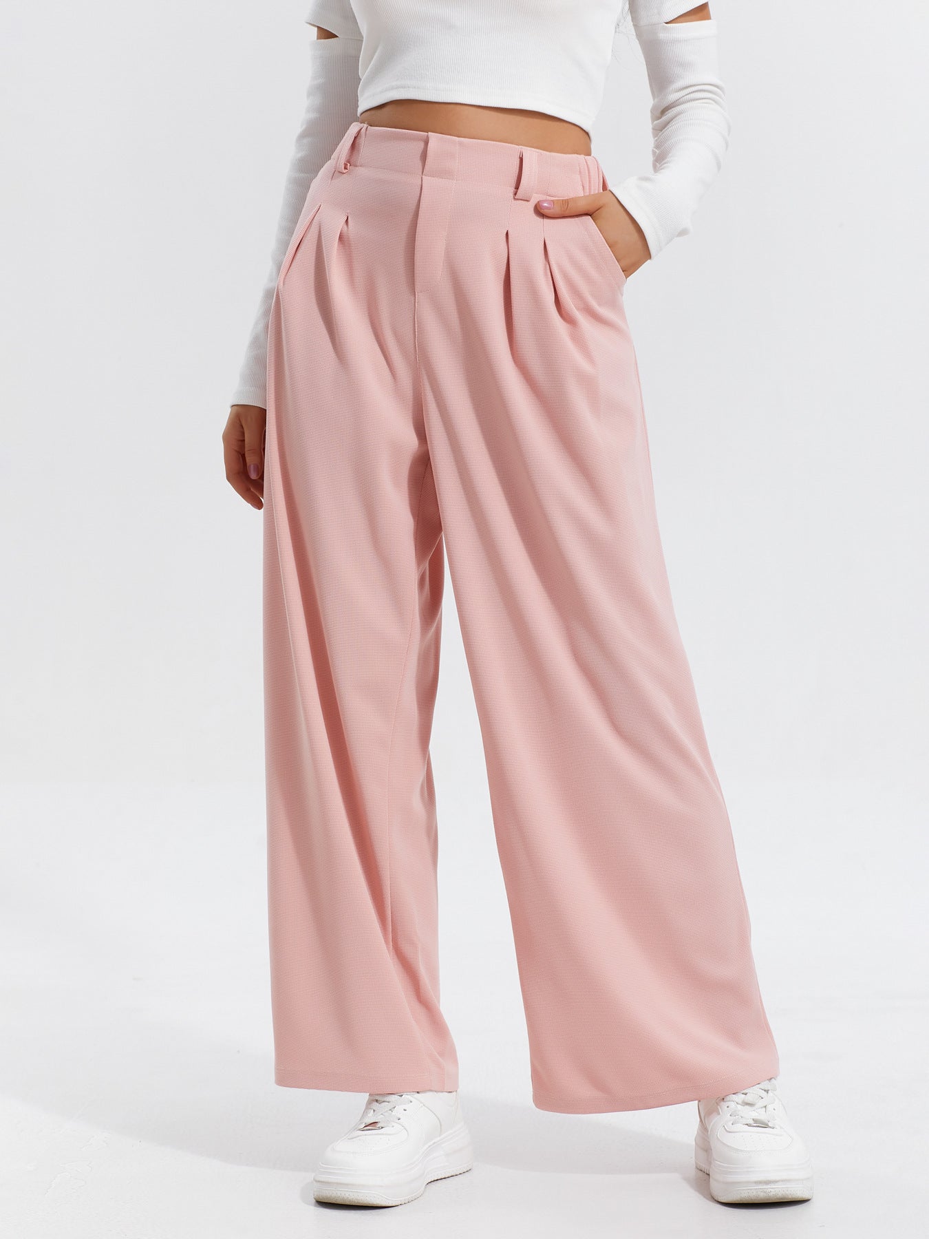 Women's Casual Loose And Elegant Wide-leg Pants