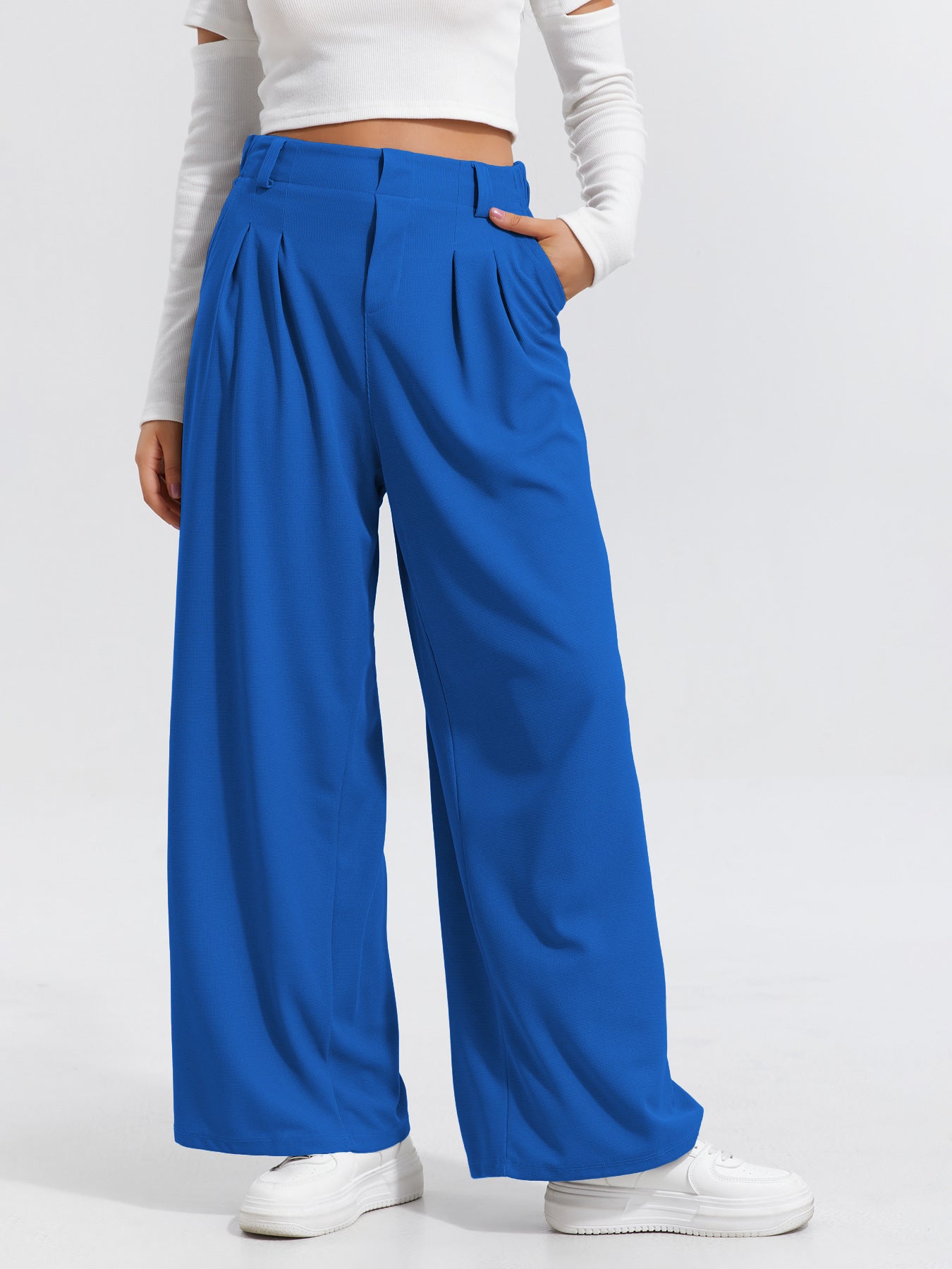 Women's Casual Loose And Elegant Wide-leg Pants
