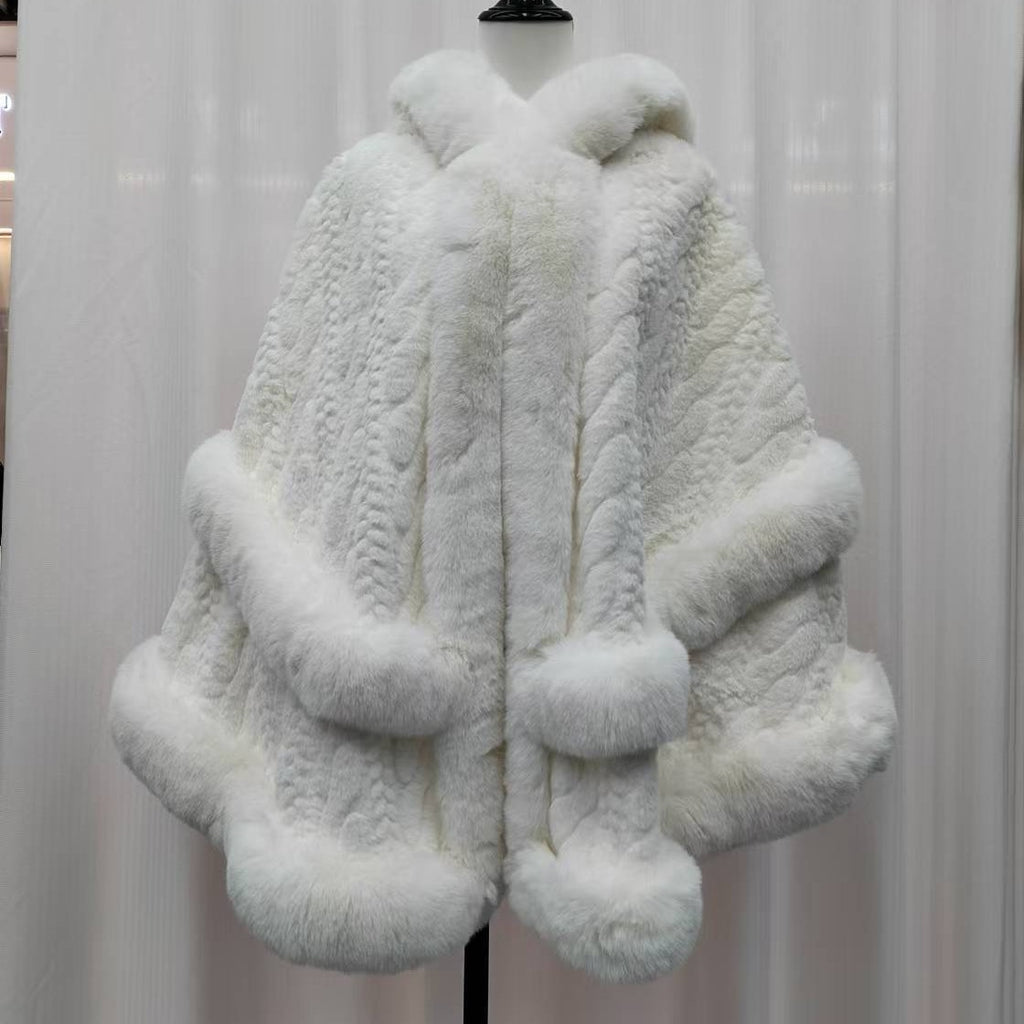 High-grade Solid Color Flannel Cloak