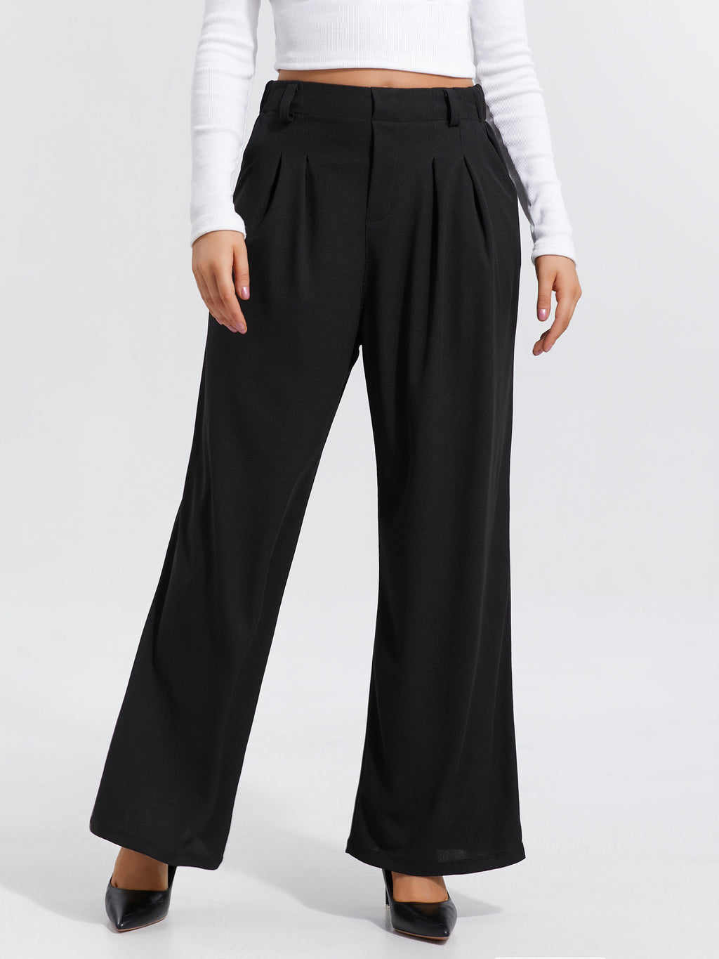 Women's Casual Loose And Elegant Wide-leg Pants