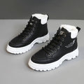 High-top Women's Shoes Cotton-padded Shoes With Velvet Warm