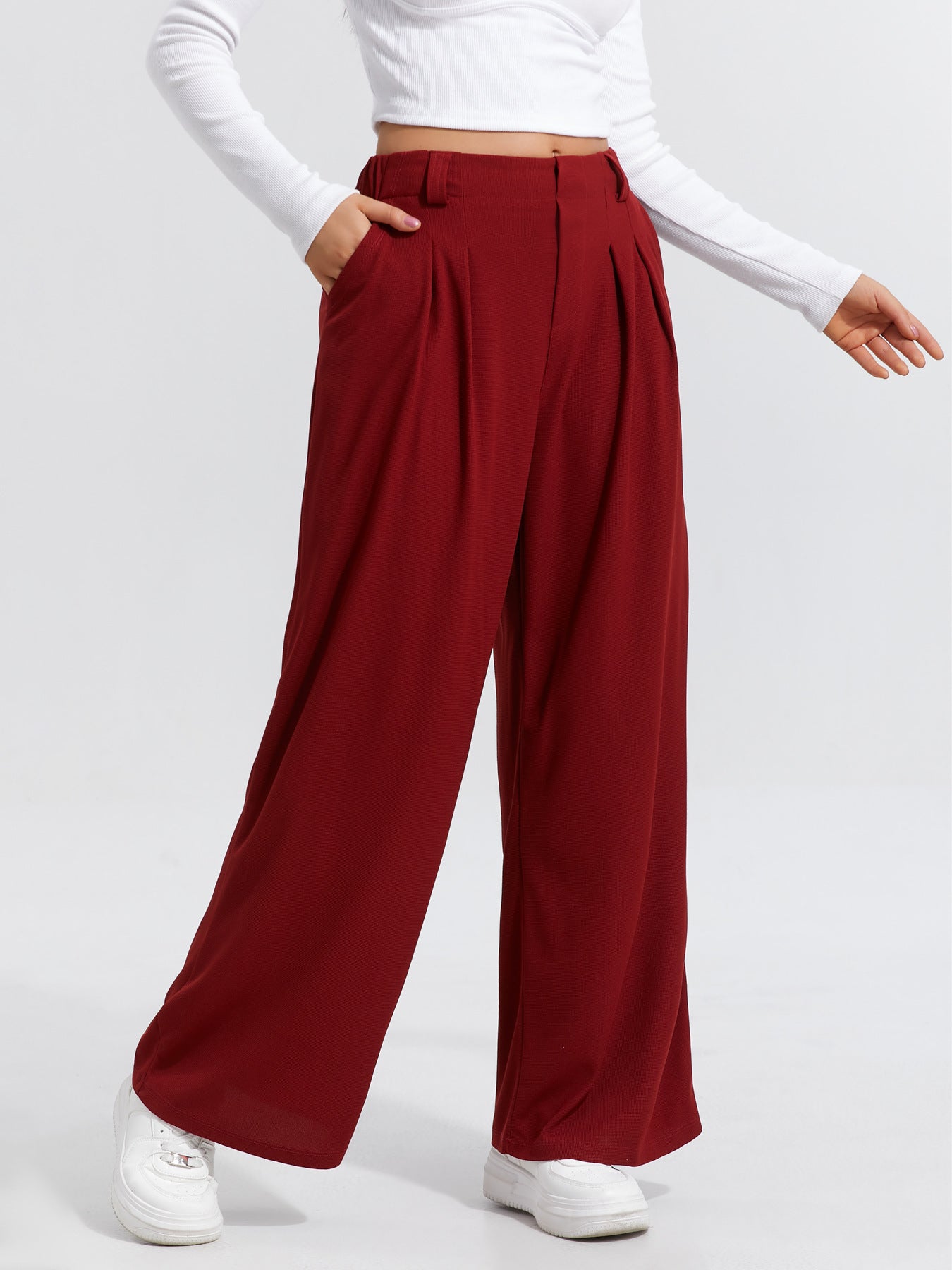 Women's Casual Loose And Elegant Wide-leg Pants