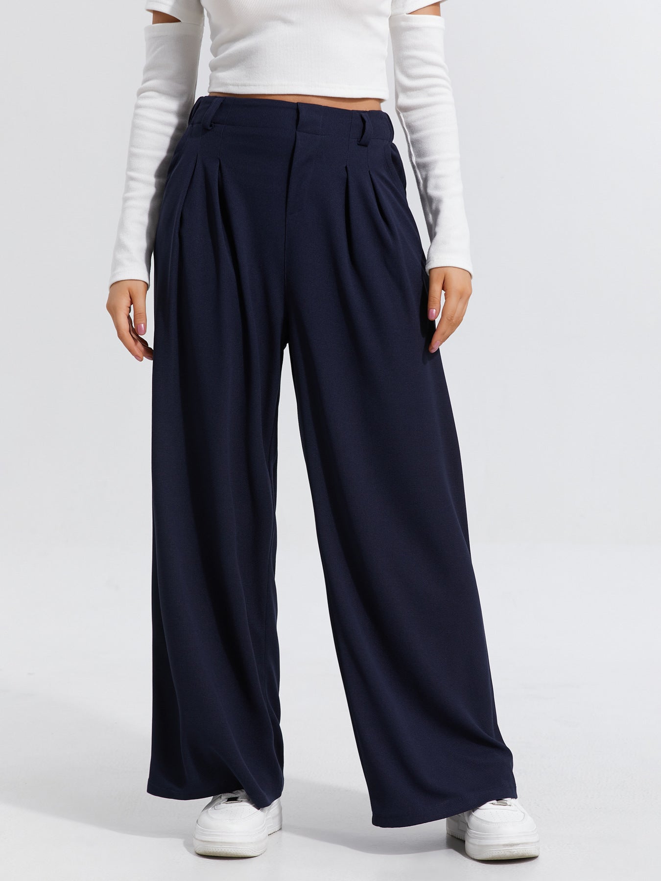 Women's Casual Loose And Elegant Wide-leg Pants