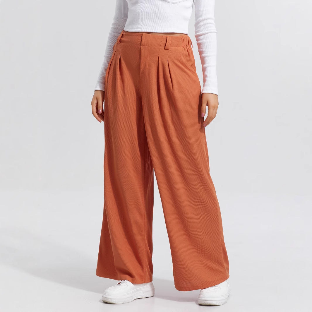 Women's Casual Loose And Elegant Wide-leg Pants